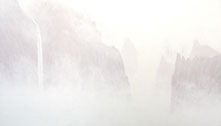 Enter the Emptiness#11 Ink and acrylic on canvas 150x37.5cm *8 panels 2014
