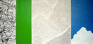 Cloud is Mountain #5 Acrylic on canvas 61x122cm 2004