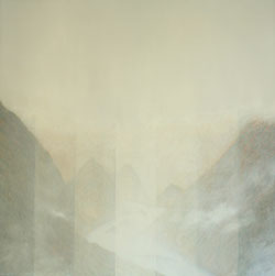 Empty your Mind #3 Acrylic on canvas 120x120cm 2009