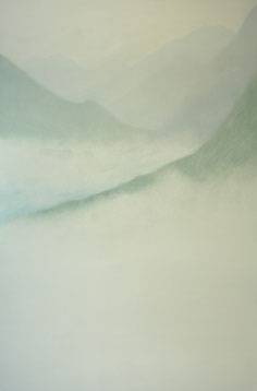 Empty your Mind #7 Acrylic on canvas 137x87cm 2009